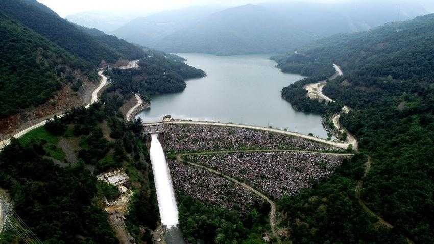 Nilüfer Barajı su tutmaya başladı