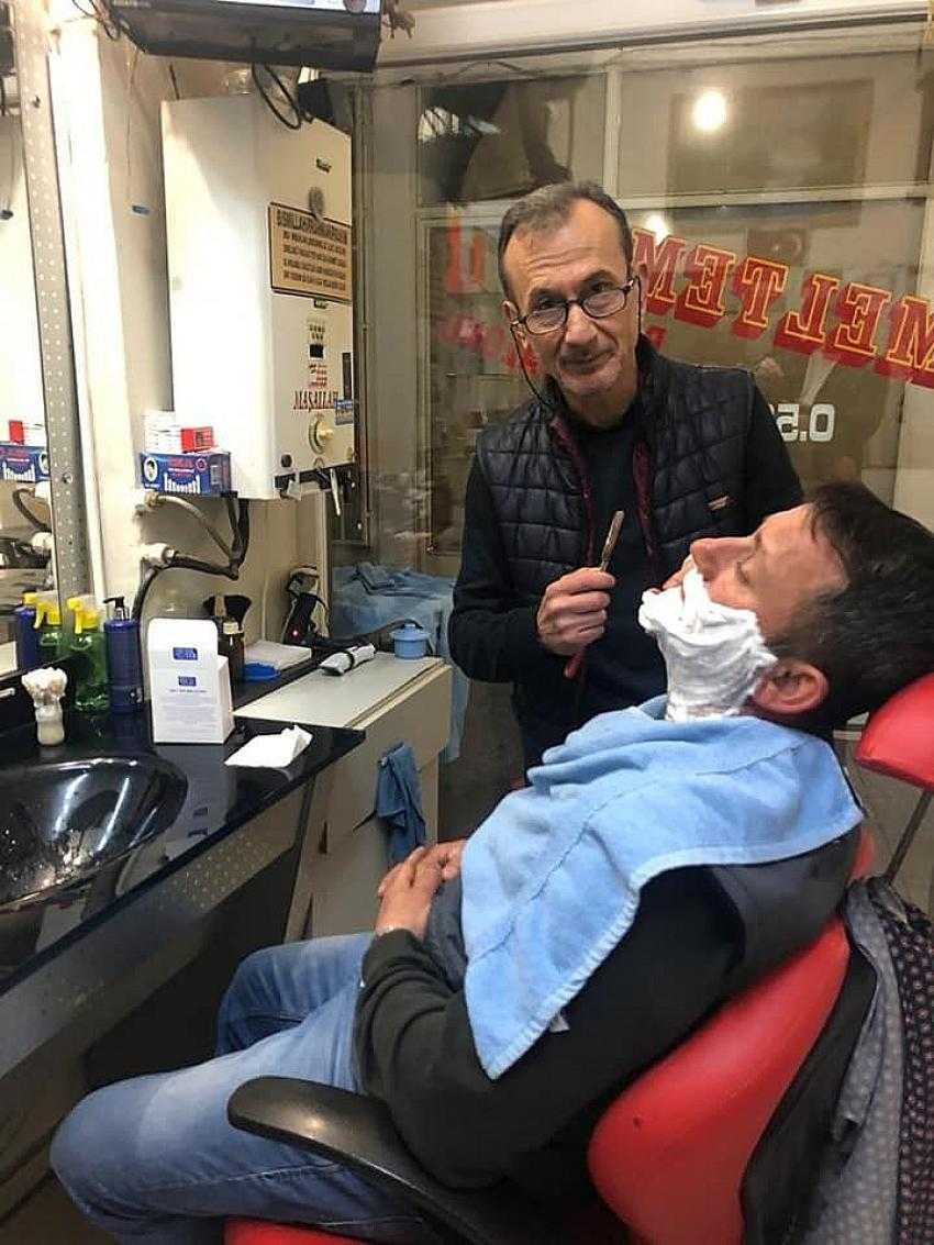 Bursalı berberlerden çevreye büyük destek