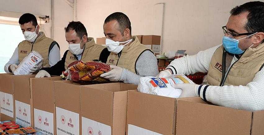 Bursa iş dünyasından 10 bin aileye erzak yardımı