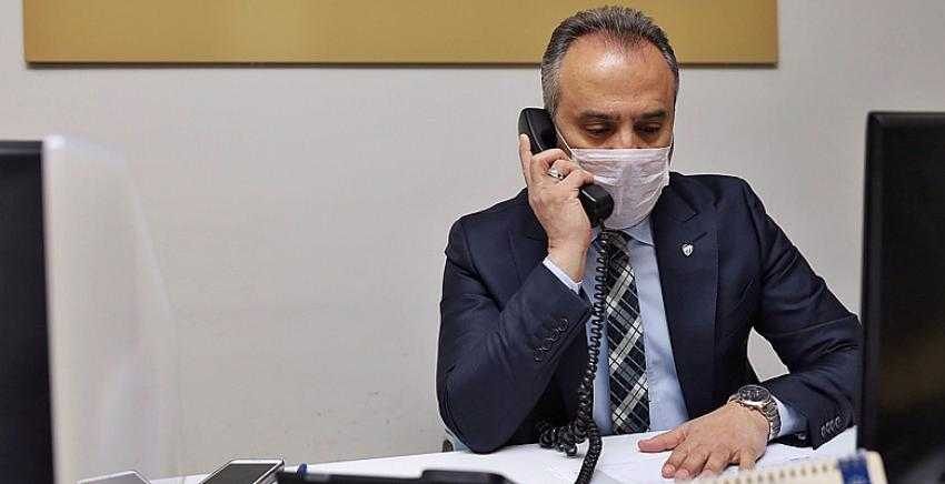 Telefonların başına Başkan Aktaş geçti! Bursalılara önemli çağrı