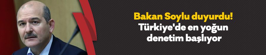 Bakan Soylu duyurdu! Türkiye