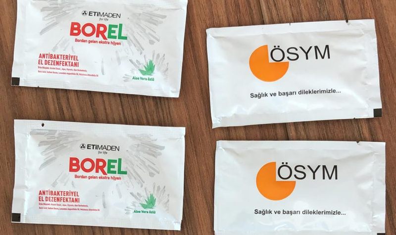 Sınavlarda hijyeni BOREL sağlayacak