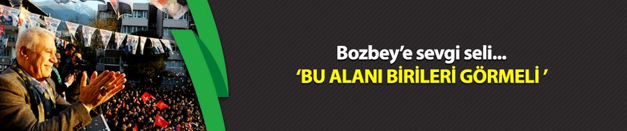 Bozbey’e Mesken’de sevgi seli