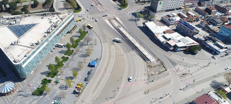 Sessiz Bursa havadan görüntülendi
