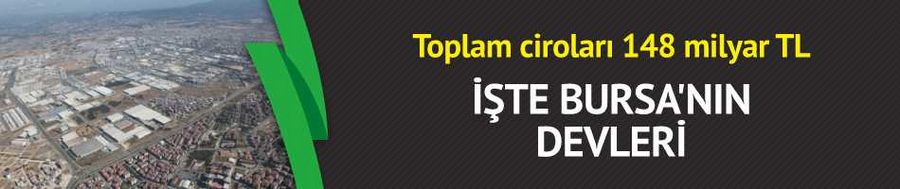 BTSO açıkladı: İşte Bursa
