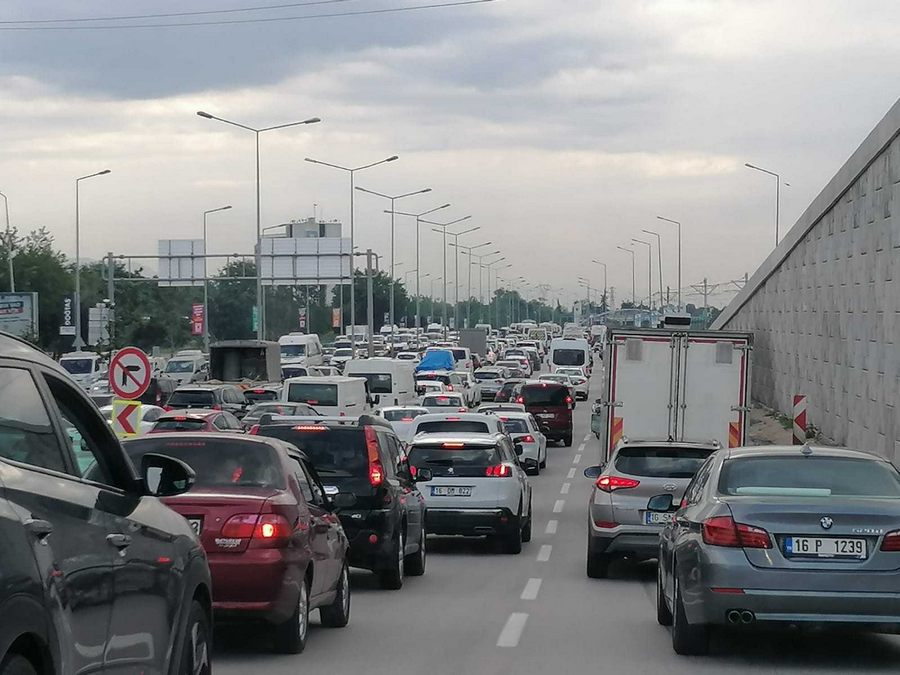 Bursa trafiğine bisiklet turu düzenlemesi
