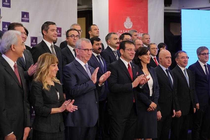 Ekrem İmamoğlu, İBB üst yönetimini tanıttı