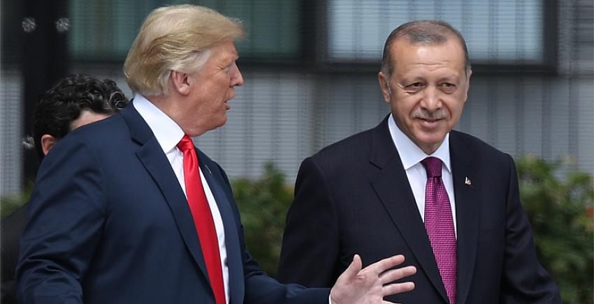 Erdoğan, ABD Başkanı Trump ile görüştü