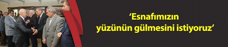 Bozbey: Esnafımızın yüzünün gülmesini istiyoruz