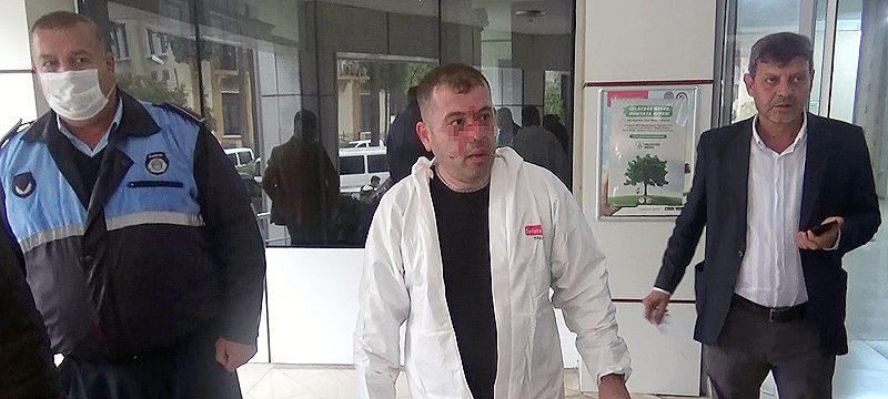 Vaka almaya giden ambulans şoförünü yolda darp ettiler
