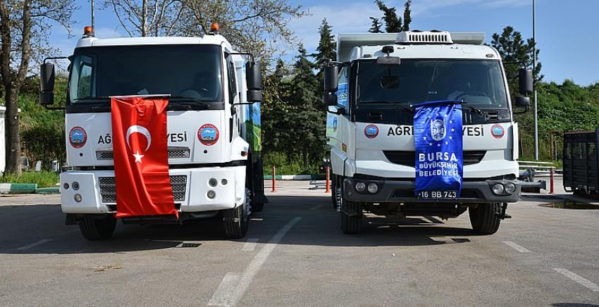 Bursa’dan Ağrı’ya hibe 2 araç