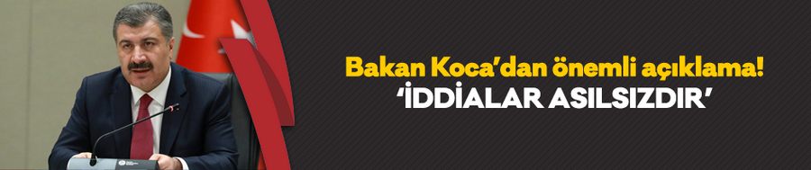 Bakan Koca: Kapasitesi tamamen dolu hastanemiz yok