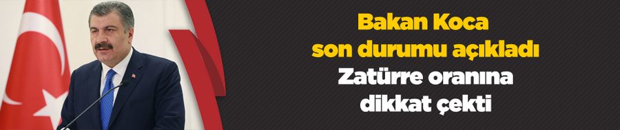 Son 24 saatte koronavirüsten 65 kişi hayatını kaybetti