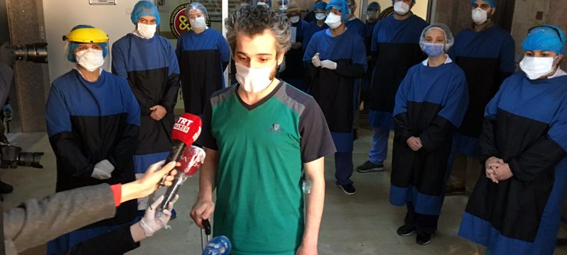 Korona virüsü yenen doktor: Bıraksalar şimdi dönerim