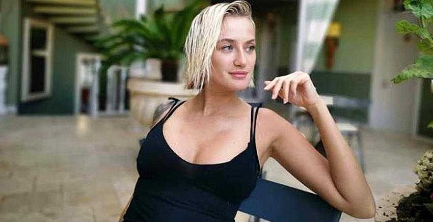 Didem Soydan kırmızı mayosuyla sosyal medyayı salladı