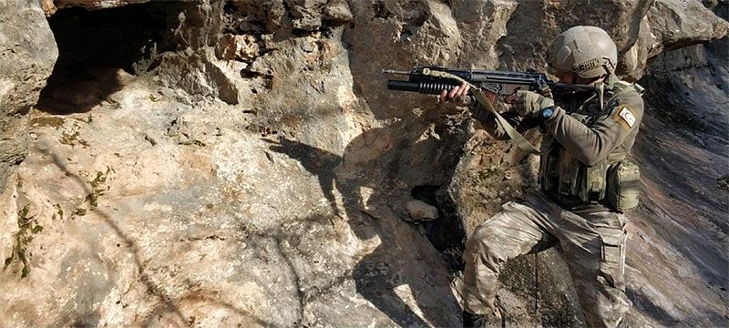 MSB: Irak kuzeyinde 3 odalı mağara imha edildi