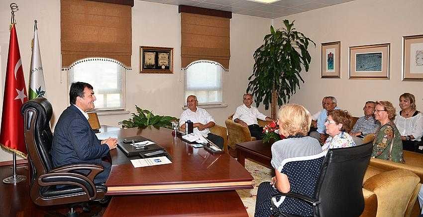 Muhtarlardan Başkan Dündar’a ziyaret