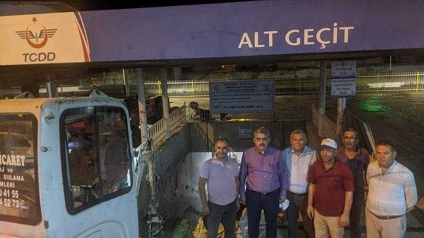 Nazilli Tren Garı’na yürüyen merdiven ve asansör yapılıyor