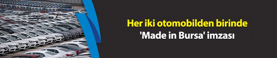 Her iki otomobilden birinde 