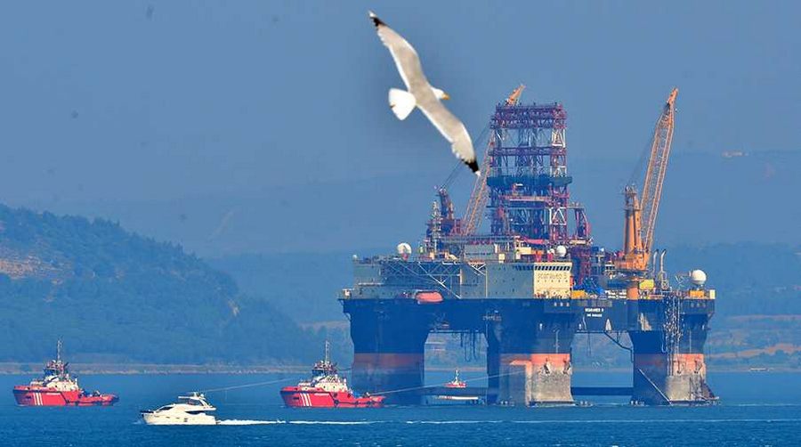 Dev petrol arama platformu Çanakkale Boğazı