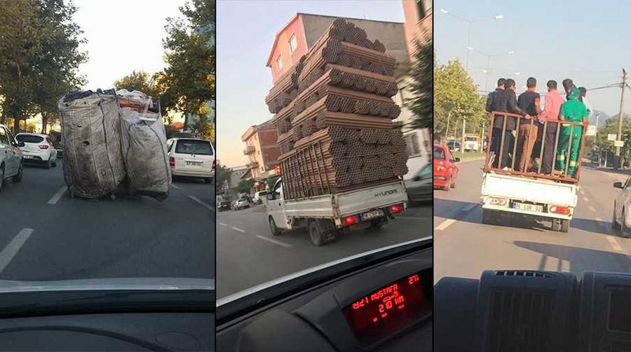 Kurallara uymayan araçlar tehlike saçıyor