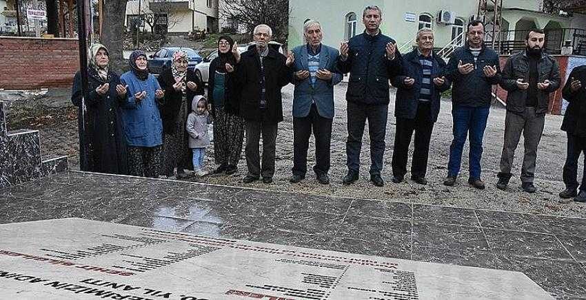 Şehit dedelerinin izini sürüp anıt yaptırdılar