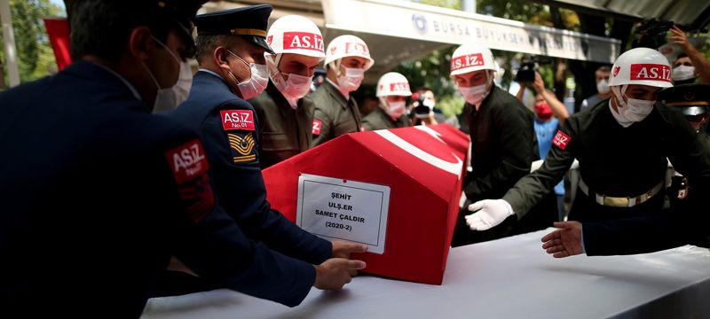 Bursalı şehit gözyaşlarıyla uğurlandı