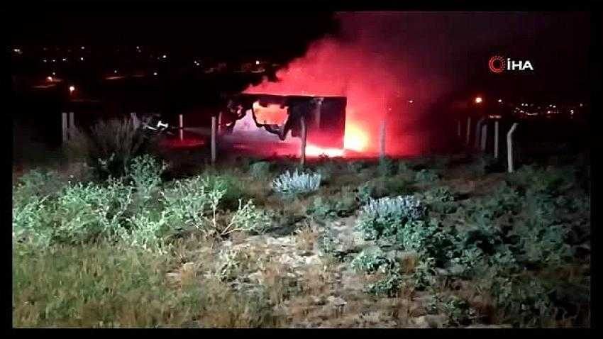 Sinop’ta kulübe yangını