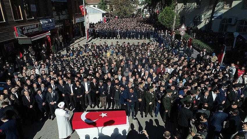 Bursa şehidini uğurladı
