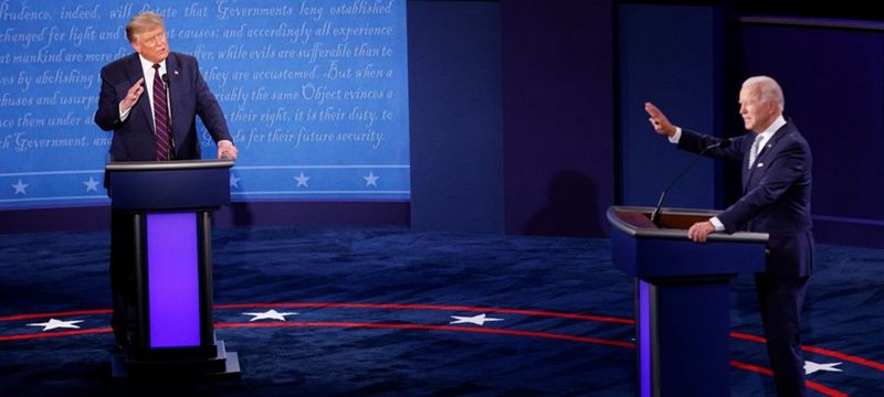 Trump ve Biden canlı yayında karşı karşıya geldi