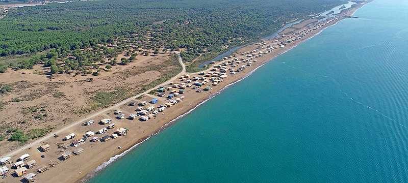 Denize sıfır bedava tatil: Çardak Beach