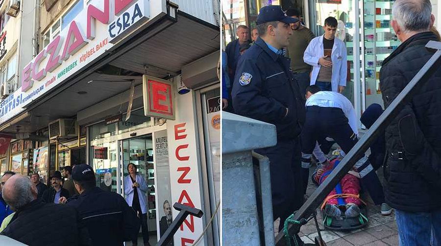 Çocuğuna harçlık verirken balkondan düştü